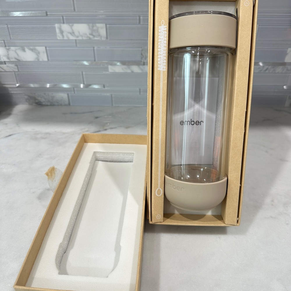 Ember glass cold Tumblr sandstone 16 ounce -Open Box